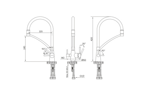 Смеситель для кухни Paulmark SIEGEN Si213111-331 на мойку белый - фото 3